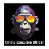 Chimp Executive Officer sticker - Prank for your boss π΅π€£