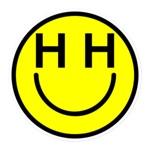 HH Smiley Face sticker