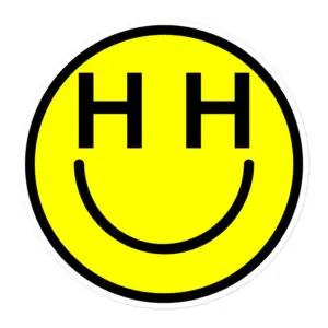 HH Smiley Face sticker