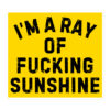 I’m A Ray Of Fucking Sunshine sticker
