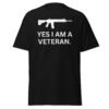 Machine Gun Yes I Am A Veteran Men's T-Shirt