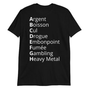 L'Alphabet de tous les Vices T-Shirt