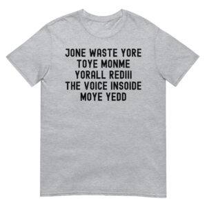 Alternative view of JONE WASTE YORE TOYE MONME YORALL REDIII THE VOICE INSOIDE MOYE YEDD Blink 182 T-Shirt