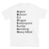 L'Alphabet de tous les Vices T-Shirt