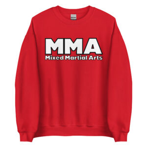 MMA Mixed Martial Arts | Bold Font MMA Logo Sweatshirt