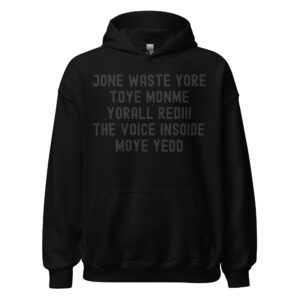 Alternative view of JONE WASTE YORE TOYE MONME YORALL REDIII THE VOICE INSOIDE MOYE YEDD Blink 182 - I Miss You lyrics Hoodie