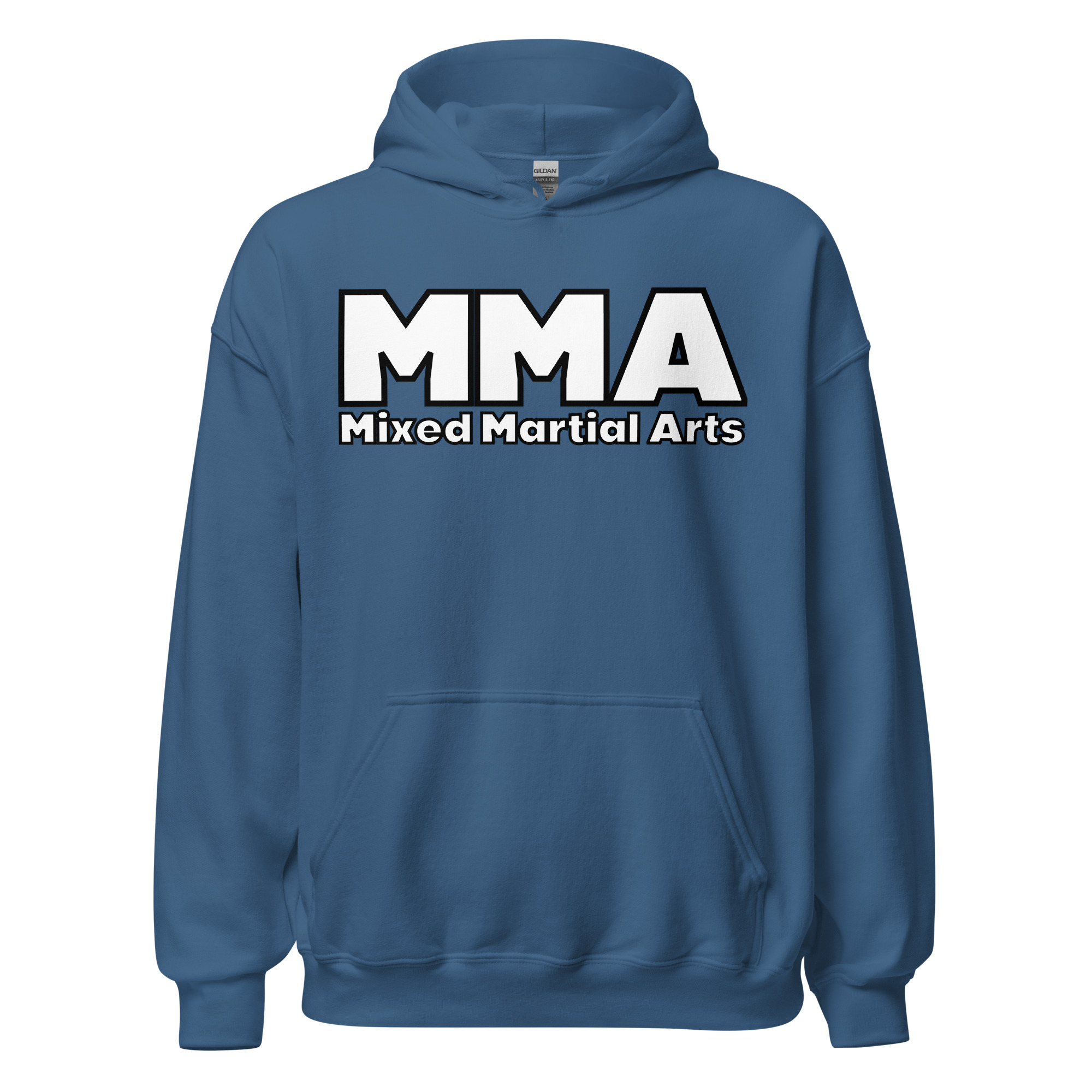 MMA Mixed Martial Arts | Bold Font MMA Logo Hoodie - Image 3