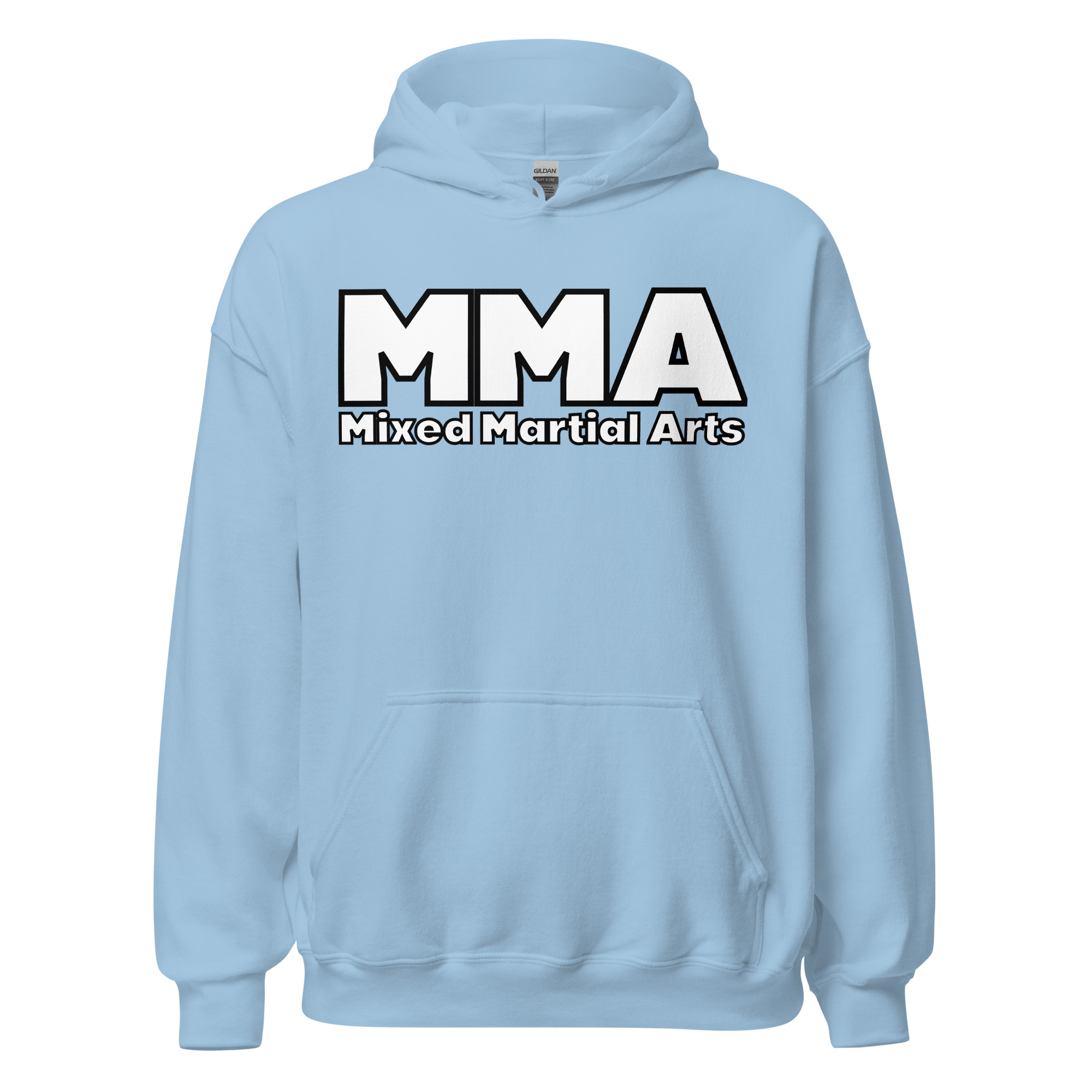 MMA Mixed Martial Arts | Bold Font MMA Logo Hoodie - Image 8