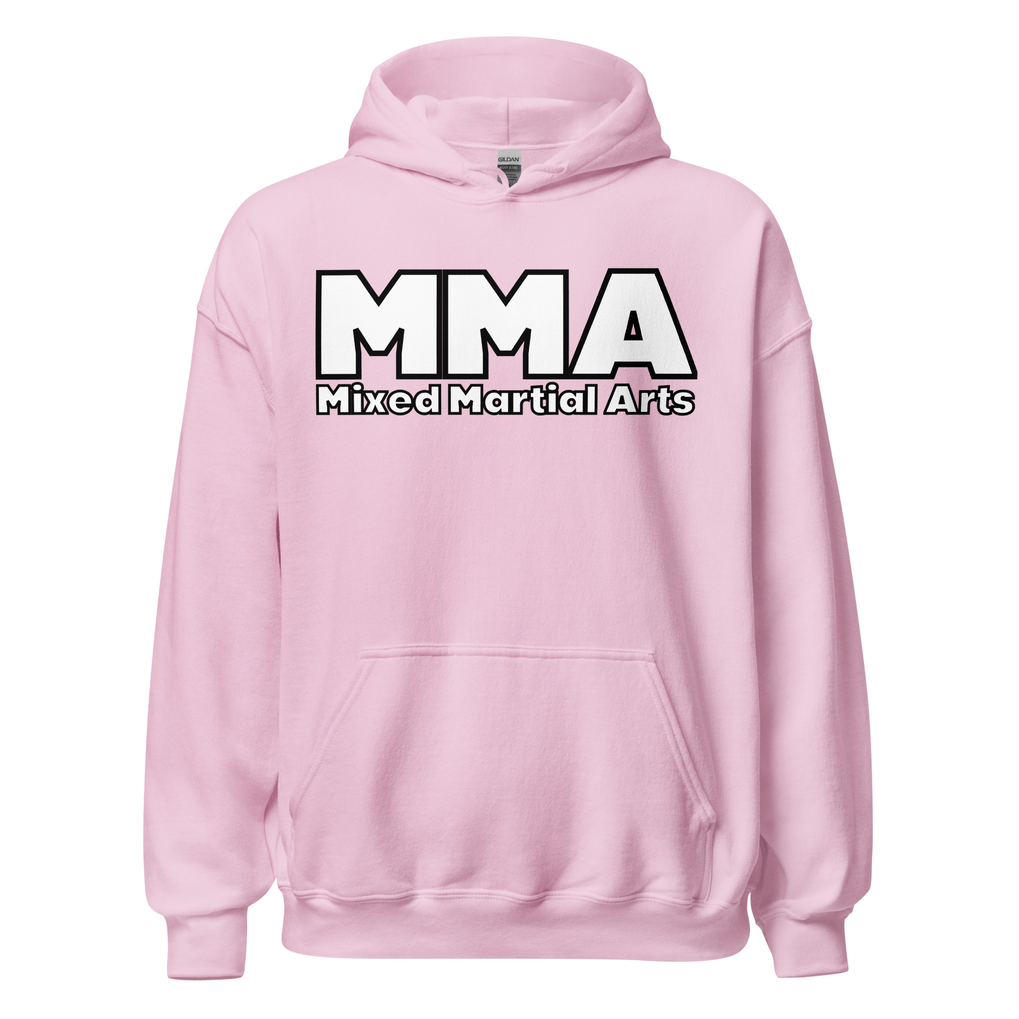 MMA Mixed Martial Arts | Bold Font MMA Logo Hoodie - Image 10