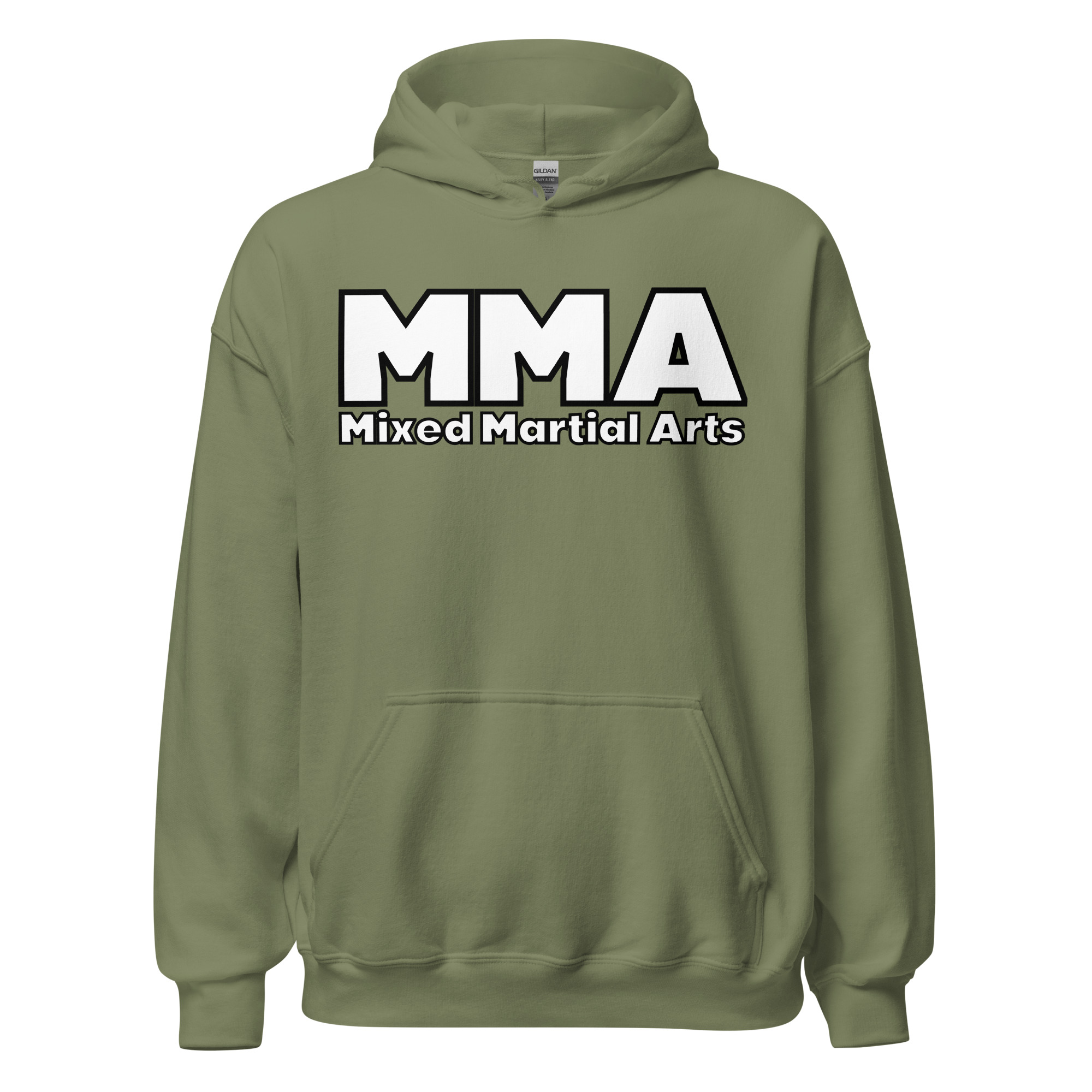 MMA Mixed Martial Arts | Bold Font MMA Logo Hoodie - Image 6