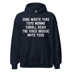 Alternative view of JONE WASTE YORE TOYE MONME YORALL REDIII THE VOICE INSOIDE MOYE YEDD Blink 182 Hoodie