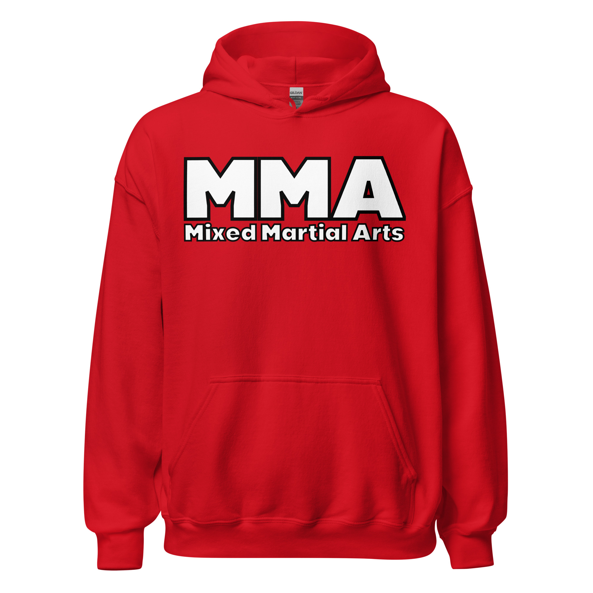 MMA Mixed Martial Arts | Bold Font MMA Logo Hoodie
