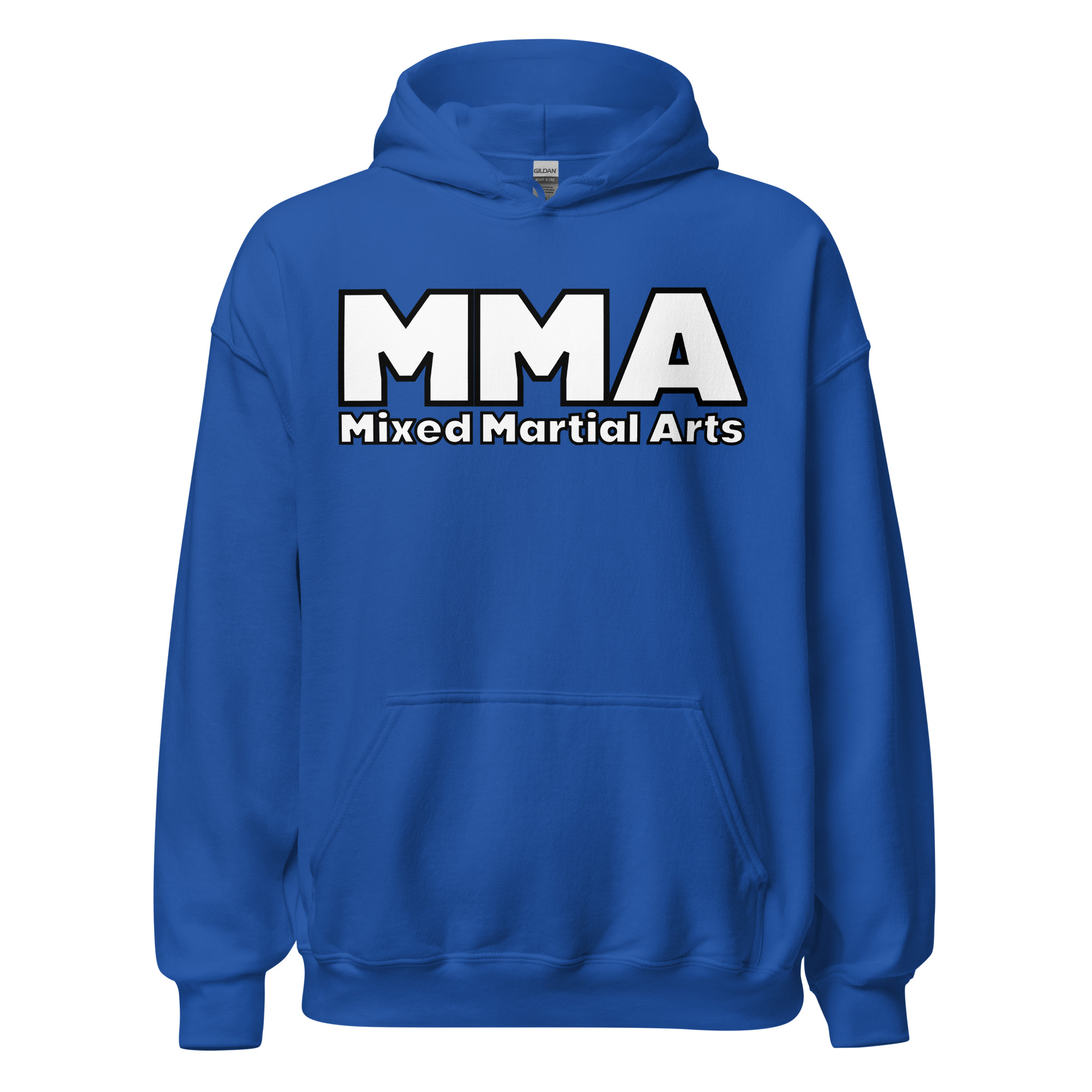 MMA Mixed Martial Arts | Bold Font MMA Logo Hoodie - Image 2