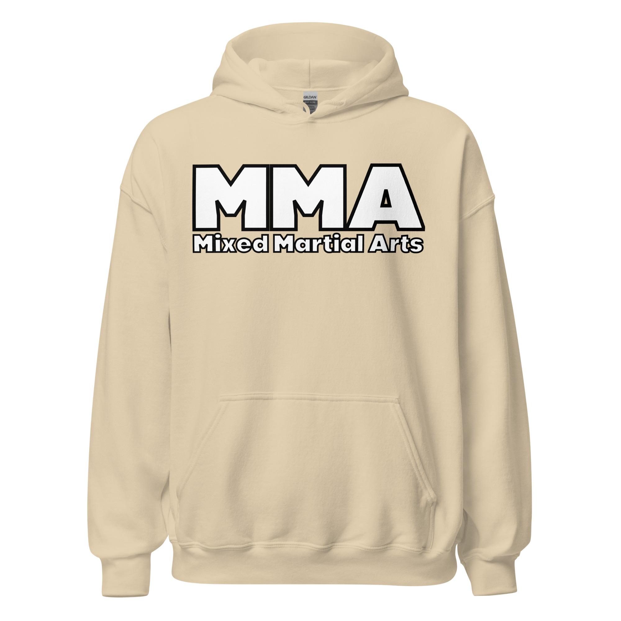 MMA Mixed Martial Arts | Bold Font MMA Logo Hoodie - Image 9