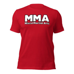 MMA Mixed Martial Arts | Bold Font MMA Logo Unisex t-shirt
