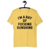 I'm A Ray Of Fucking Sunshine Shirt | Lena Scissorhands