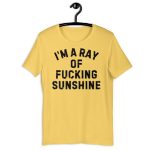I'm A Ray Of Fucking Sunshine Shirt | Lena Scissorhands