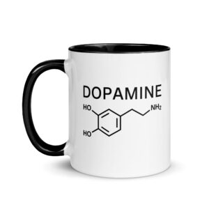 DOPAMINE Molecule Mug with Color Inside