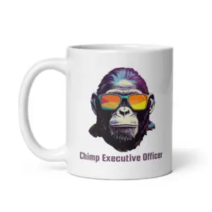 Chimp Executive Officer coffee mug - Gag Gift for Your Boss 🐵