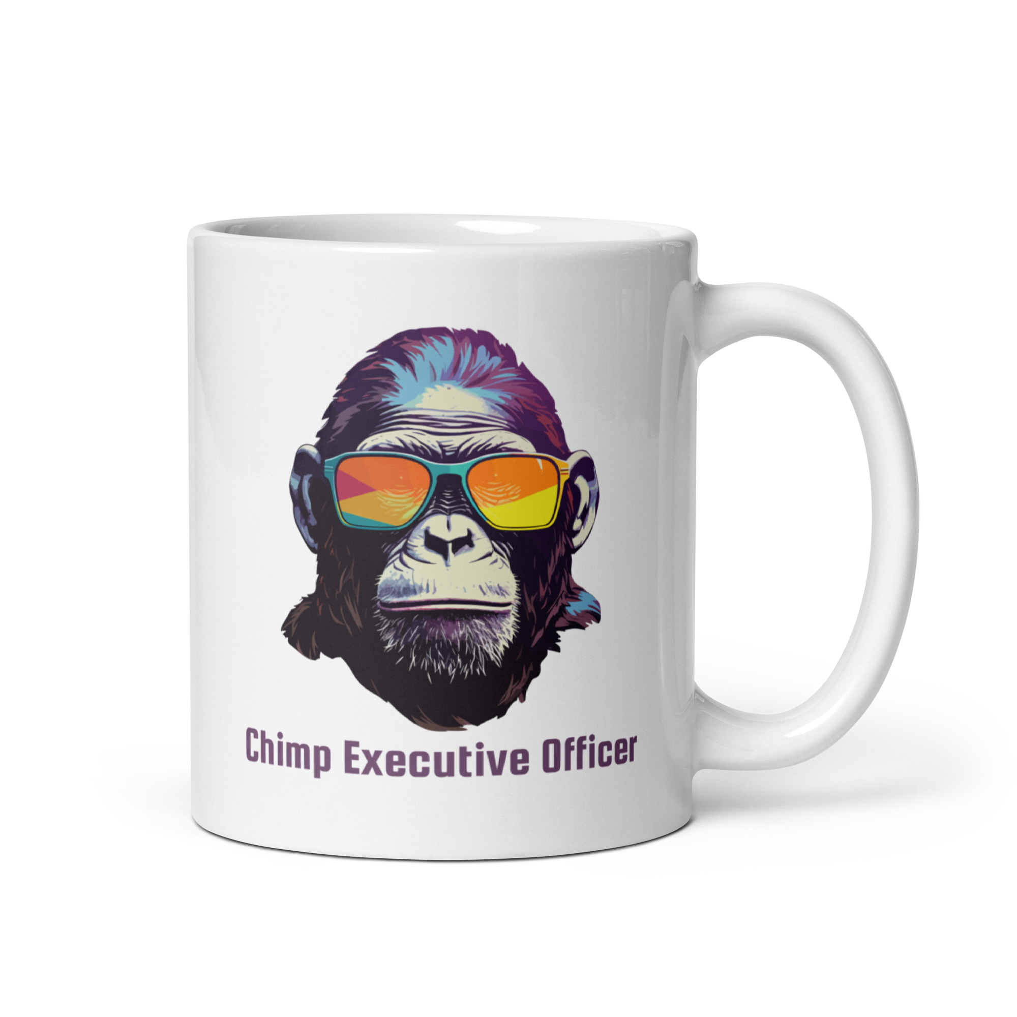 Chimp Executive Officer coffee mug - Gag Gift for Your Boss π΅ - Image 2