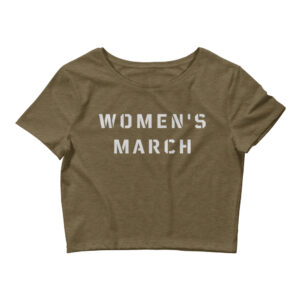 WOMEN’S MARCH Crop Top - Image 4