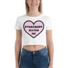 Everybody Hates Me – Pink Heart Crop Top