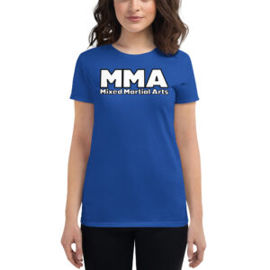 MMA Mixed Martial Arts | Bold Font MMA Logo Women's t-shirt