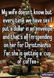 A dollar for sex at Christmas