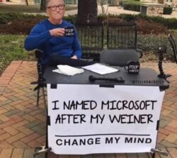 Bill Gates Microsoft weiner