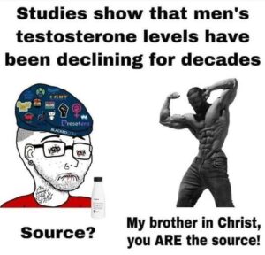 Declining Men's Testosterone Levels
