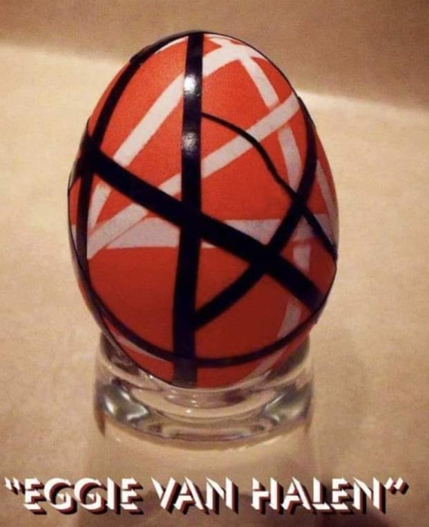 Easter EVH Eggie Van Halen