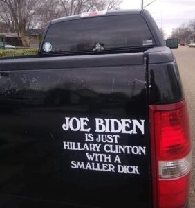 Joe Biden Is Just Hillary Clinton With A Smaller Dick