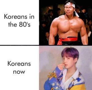 Koreans in the 80s vs Koreans now