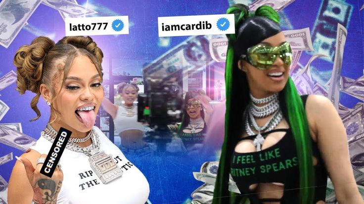 Latto and Cardi B - Put It On Da Floor Again