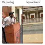 Me Posting to My Audience