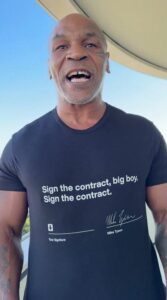 Mike Tyson Sign The Contract Big Boy Shirt