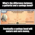 The Difference Between a Guitarist and a Savings Bond