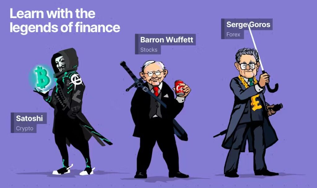 Three Investeers Satoshi Buffett Soros
