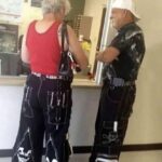 Tripp pants Grandma and Grandpa