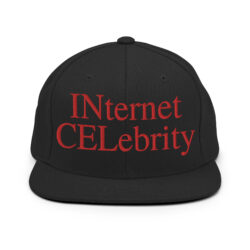 INternet CELebrity INCEL Snapback Hat (Embroidered)