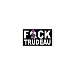 Alternative view of Fuck Trudeau - Blackface Trudeau Magnet