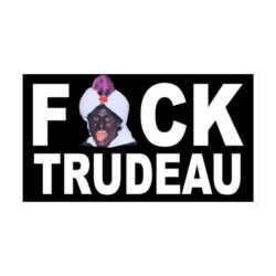 Fuck Trudeau - Blackface Trudeau Magnet