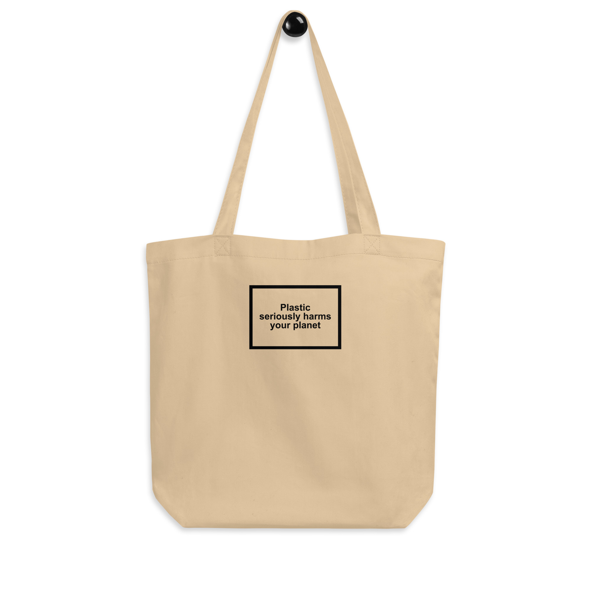 Plastic Seriously Harms Your Planet Eco Tote Bag - Image 3