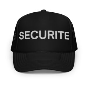 SECURITE Foam trucker hat (Embroidered)
