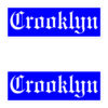 Crooklyn Brooklyn New York NYC Hip Hop Gangsta Rap Sticker Pack