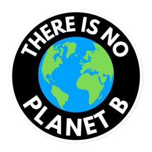 There Is No Planet B, Earth Day Global Warming Awareness sticker