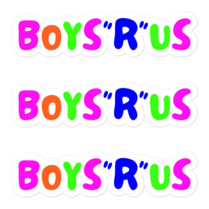 BOYS-R-US Sticker Pack