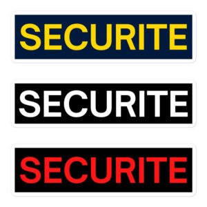 SECURITE Sticker Pack