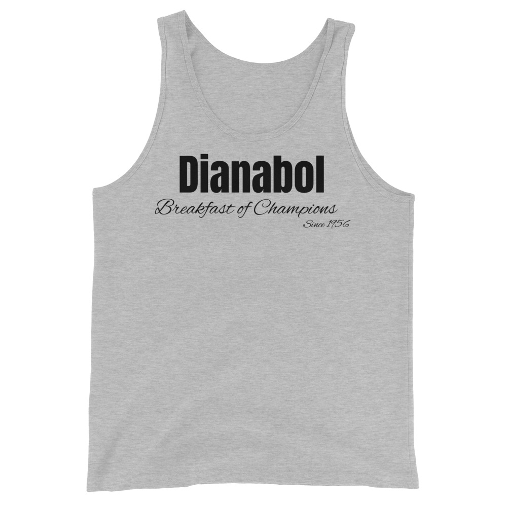 Dianabol Breakfast of Champions since 1956 (in black letters) Tank Top - Image 7