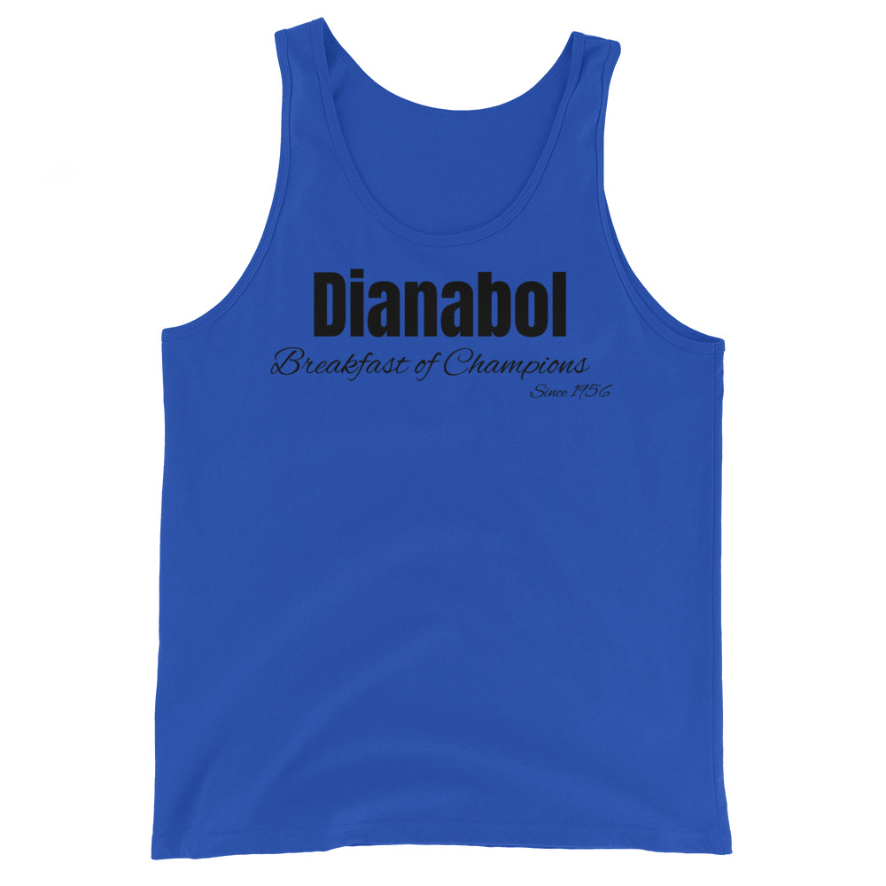 Dianabol Breakfast of Champions since 1956 (in black letters) Tank Top - Image 5
